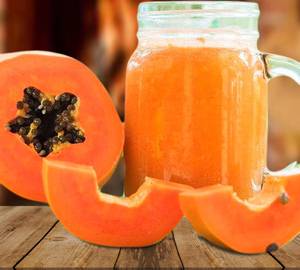 Fresh papaya juice