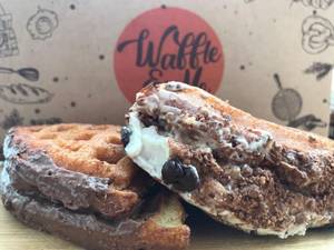 Butter Scotch Crunch Waffle
