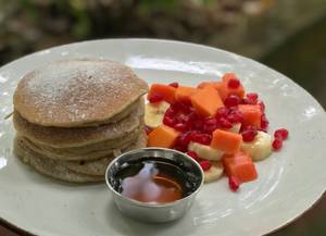 Whole Wheat Pancakes With Fresh