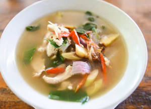 Oriental Spicy Chicken Soup