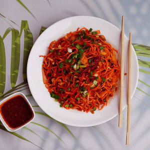 Schezwan Veg Hakka Noodles