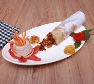 Chicken Open Salad Shawarma