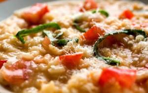 Creamy Veg Risotto With Mushrooms,Veggies