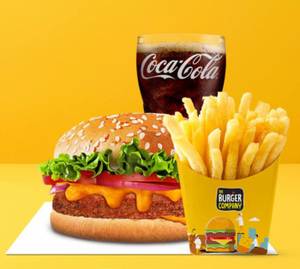 Tandoori Chicken Burger + Salted Fries + Pepsi (250Ml)