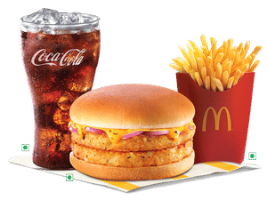 Large EVM Veg Surprise Double patty