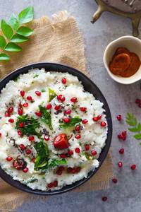 Curd Rice (Served With Pickle And Poriyal)