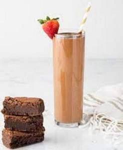 Strawberry Brownie Thick Shake