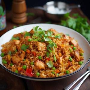 Chicken Triple Schezwan Fried Rice (750ml Box)