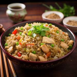 Chicken Schezwan Fried Rice (750ml Box)