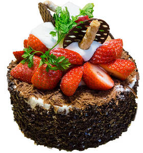 Choco strawberry cake [900 grams]                                              