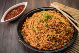Schezwan Chicken Fried Rice