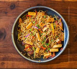 Paneer manchurian noodles