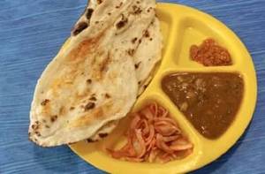 Rajma And Chole Kulcha Combo