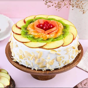 Fresh Fruit Cake With All Fresh Fruit