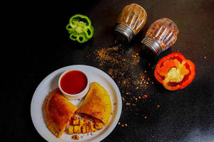 Paneer Pizza Puff