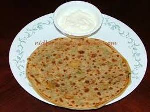 2 Aloo Prantha With Curd