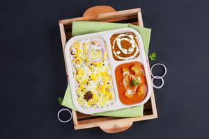 Paneer Makhmali & Dal Rice Lunchbox
