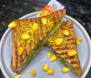 Grilled Corn Cheese Sandwich