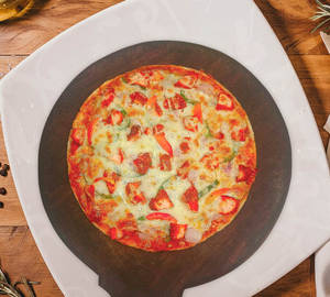 Tandoori chicken pizza med