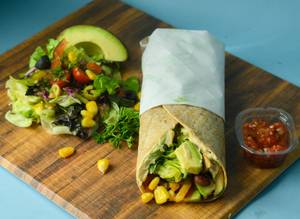 Humus & Avocado Wrap