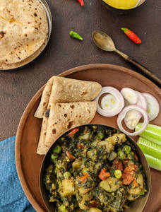 Aloo Palak Dry 