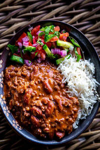 Dal Makhani Rice Meal