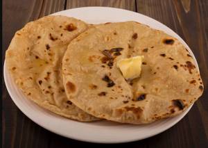 1 soft chapati with butter