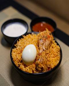 Chicken Dum Biryani With 250 Ml Soft Drink