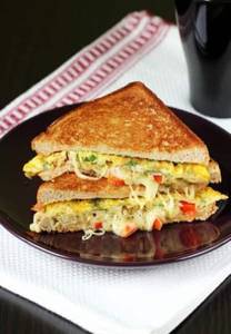 Bread Omelette With [ Brown Bread]