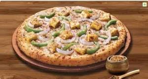 Chilli Paneer Pizza.