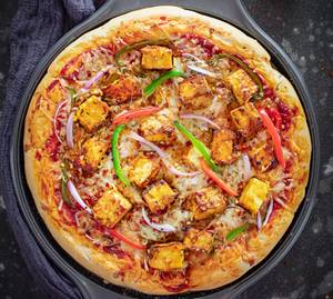Mushroom paneer pizza