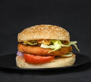 Crispy veg burger