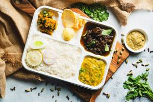 Old Rum  Masala Pork Rice Thali