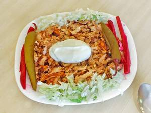 Hummus Chicken Shawarma