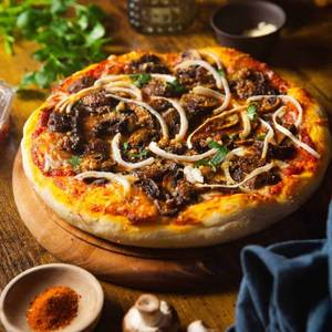 Mushroom chatpati pizza [9 inches]