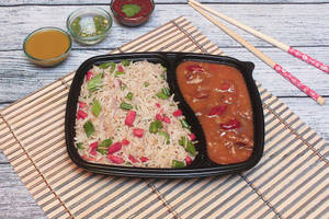 Pork Hot Garlic With Veg Fried Rice