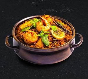 Prawn Biryani 650ml With ( Raita And Salan)
