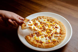 Corn And Cheese Pizza