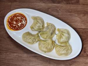 Chicken Schezwan Steamed Momo