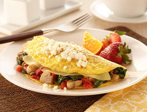 Creamy Mushrrom Omlet