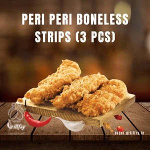 Peri-peri Boneless Chicken Strips (3 Pcs)