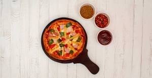 Cheesy Baby Corn Pizza