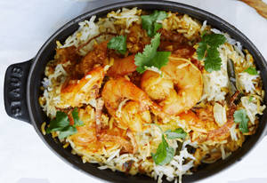Butta Prawns Biryani