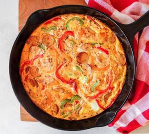 Chicken Sausage Omelette [3 Eggs]