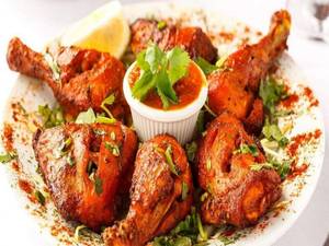 Tandoori Chicken Full + 5 Paratha