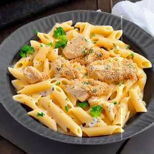 Egg Cheese Chicken Pasta
