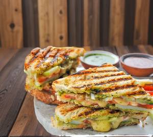Bombay Veg Cheese Sandwich Grilled