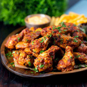 Peri Peri Fried Chicken Wings (4pcs)