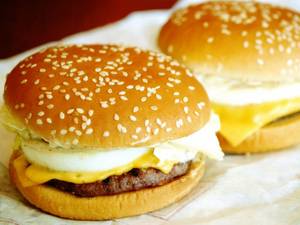 Omelette Chicken  Burger