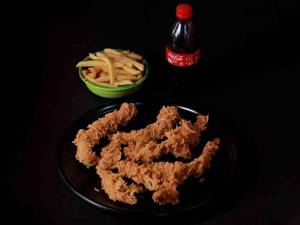 Chicken Srips + French Fries + Soft Drink